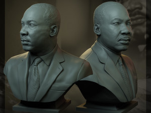 Martin luther king 3D-printmodel