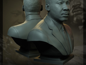 Martin luther king 3D-printmodel