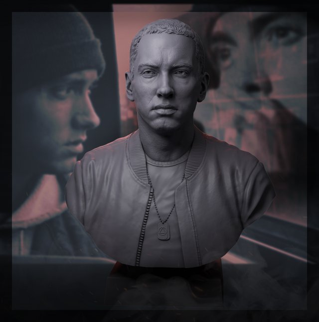eminem Modèles 3D en vedette .c4d .max .obj .3ds .fbx .stl .blend