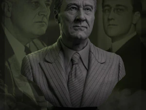 Franklin Delano Roosevelt Modello di stampa 3D