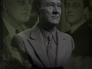 franklin delano roosevelt 3Dプリントモデル
