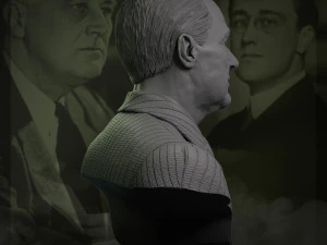 franklin delano roosevelt 3D Print Model