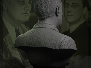 franklin delano roosevelt 3D Print Model