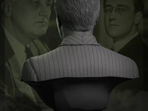franklin delano roosevelt 3Dプリントモデル
