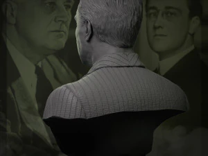 franklin delano roosevelt 3D Print Model