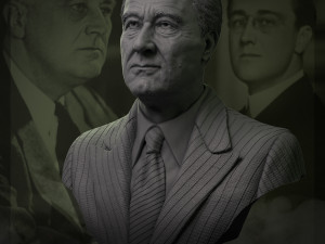 franklin delano roosevelt 3Dプリントモデル
