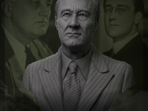 franklin delano roosevelt 3Dプリントモデル