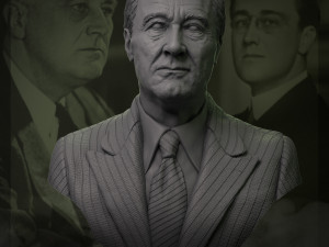 franklin delano roosevelt 3Dプリントモデル