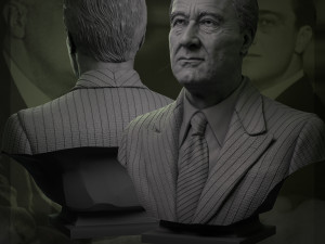 franklin delano roosevelt 3Dプリントモデル