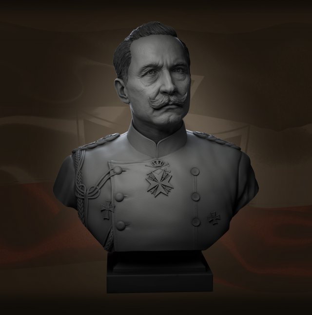 friedrich wilhelm ii 3Dプリントモデル .c4d .max .obj .3ds .fbx .stl .blend 