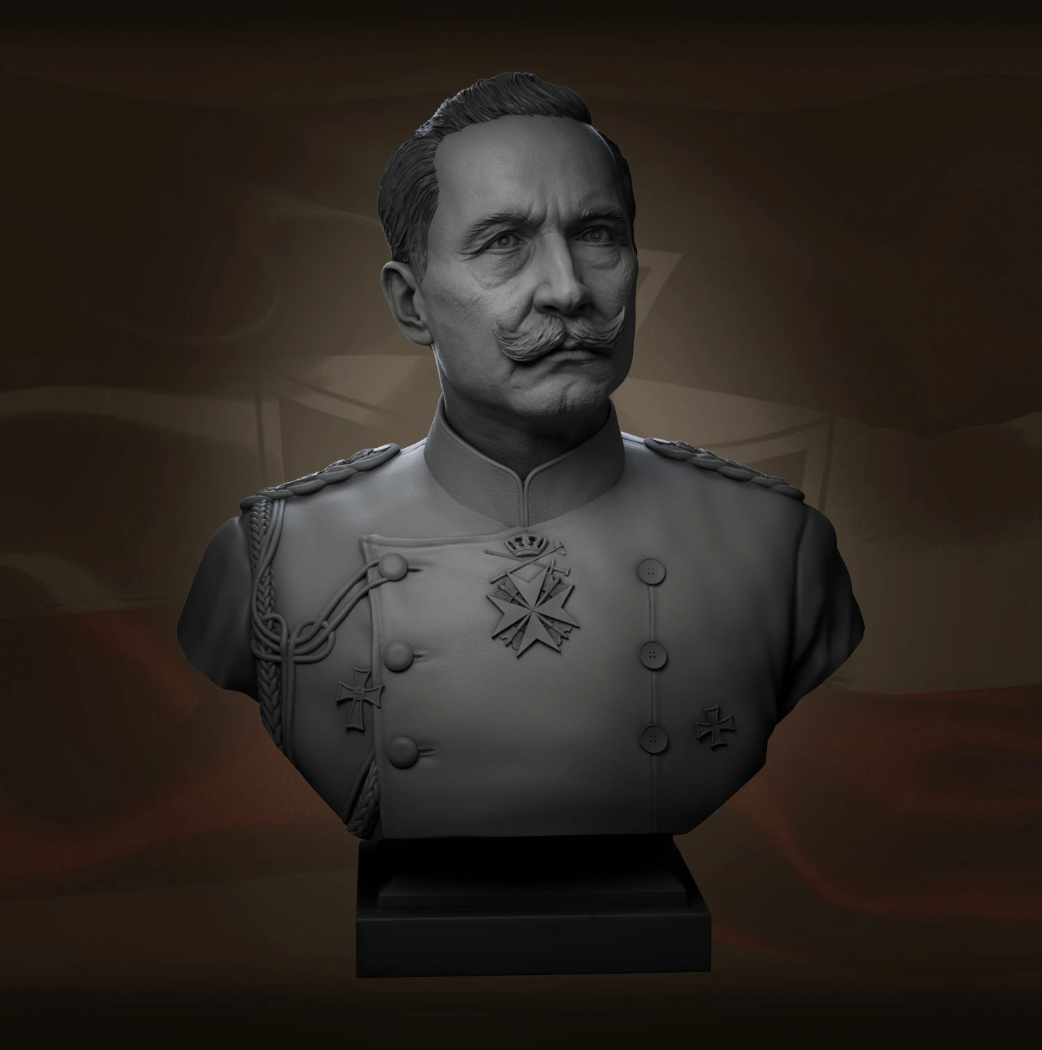 friedrich wilhelm ii 3D Print Model .c4d .max .obj .3ds .fbx .stl .blend 