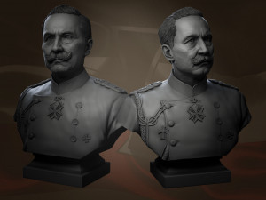 friedrich wilhelm ii 3Dプリントモデル