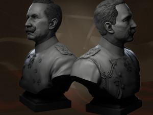 friedrich wilhelm ii 3Dプリントモデル