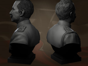 friedrich wilhelm ii 3Dプリントモデル