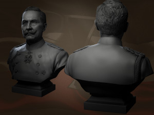 friedrich wilhelm ii 3Dプリントモデル