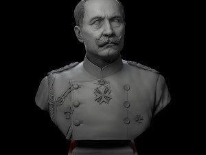 friedrich wilhelm ii 3Dプリントモデル