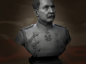friedrich wilhelm ii 3Dプリントモデル