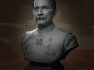 friedrich wilhelm ii 3Dプリントモデル