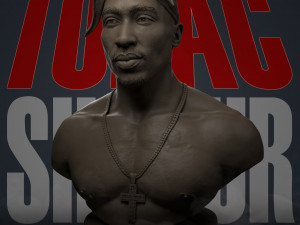 tupac shakur 3D प्रिंट मॉडल