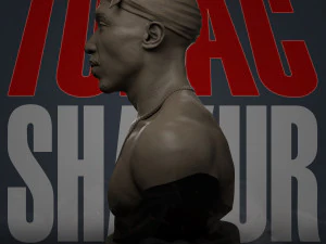 tupac shakur 3D Print Model