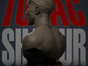 tupac shakur 3D प्रिंट मॉडल