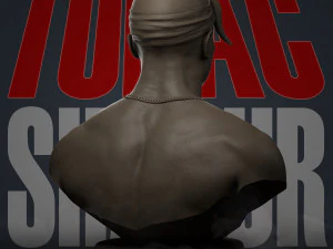 tupac shakur 3D Print Model