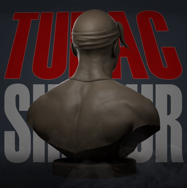 tupac shakur 3D Print Model