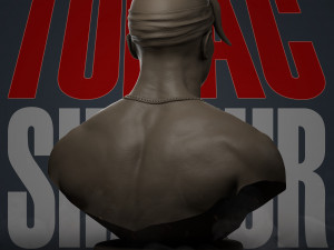 tupac shakur 3D प्रिंट मॉडल