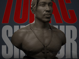 tupac shakur 3D प्रिंट मॉडल