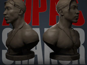 tupac shakur 3D Print Model