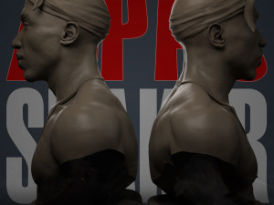 tupac shakur 3D प्रिंट मॉडल