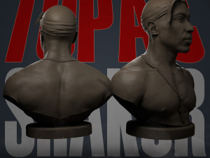 tupac shakur 3D प्रिंट मॉडल