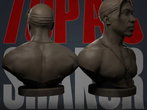 tupac shakur 3D Print Model