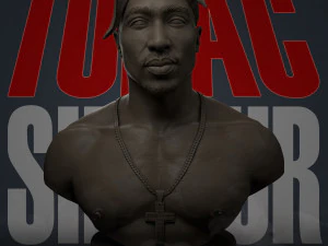 tupac shakur 3D Print Model
