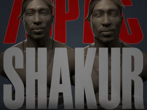 tupac shakur 3D Print Model