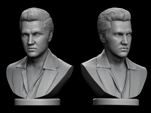 elvis presley 3D Baskı Modeli