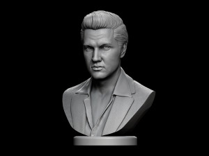 elvis presley 3D Baskı Modeli
