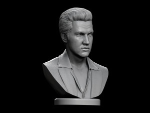elvis presley 3D Baskı Modeli