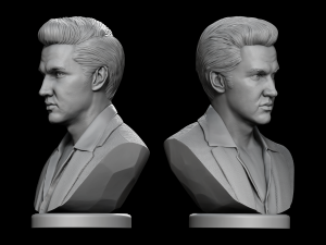 elvis presley 3D Baskı Modeli
