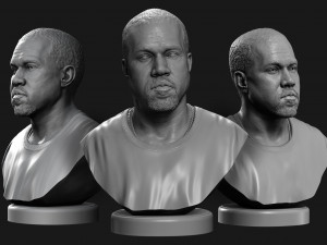 kanye west 3D Print Model