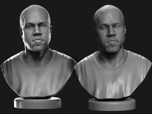 kanye west 3D Принт Модель