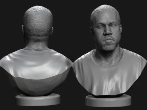 kanye west 3D Print Model