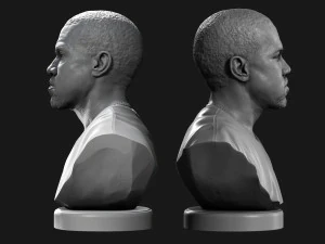 kanye west 3D Print Model