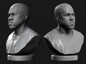 kanye west 3D Принт Модель