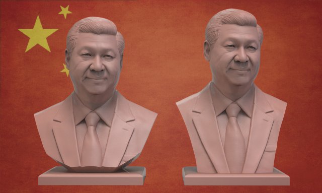 xi jinping Modelo de impresión 3D .c4d .max .obj .3ds .fbx .stl .blend 