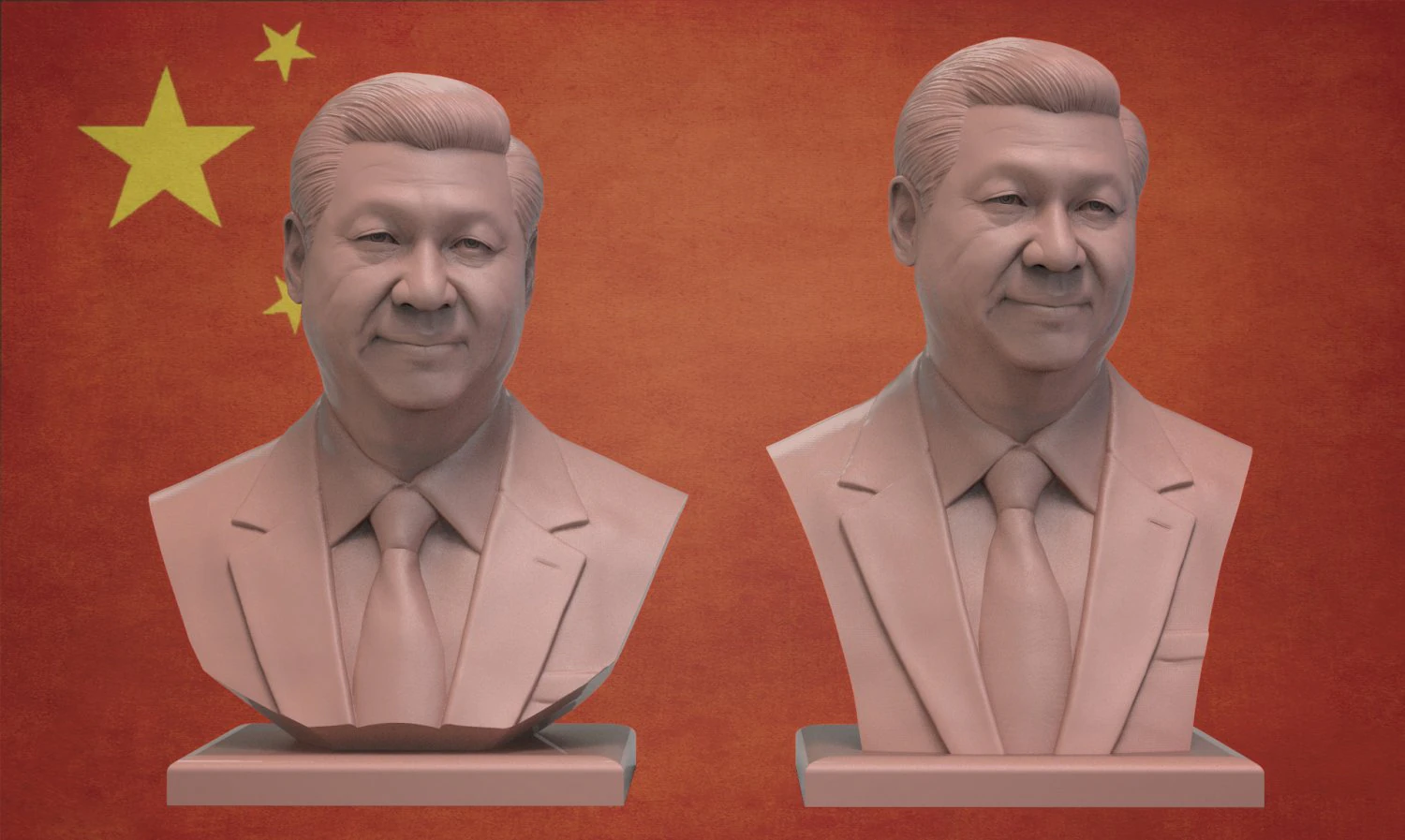 xi jinping 3D Print Model .c4d .max .obj .3ds .fbx .stl .blend 