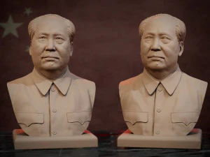 mao zedong Modello di stampa 3D