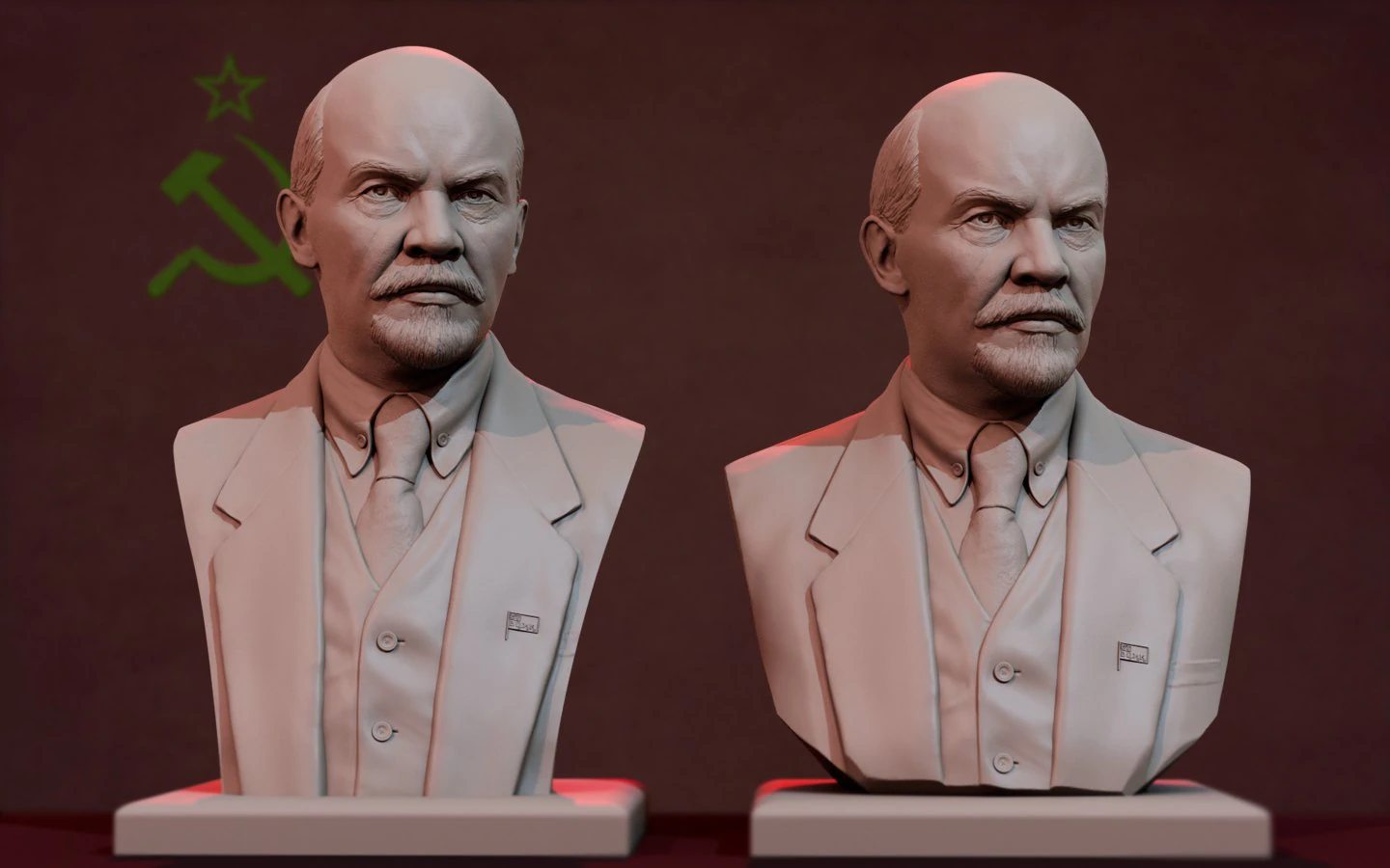 vladimir ilyich lenin 3D Print Model .c4d .max .obj .3ds .fbx .stl .blend