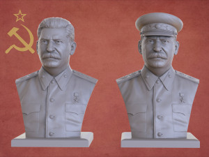 joseph vissarionovich stalin 3Dプリントモデル