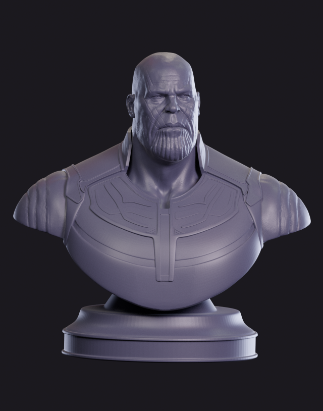 thanos Modelo de Impressão 3D .c4d .max .obj .3ds .fbx .stl .blend 